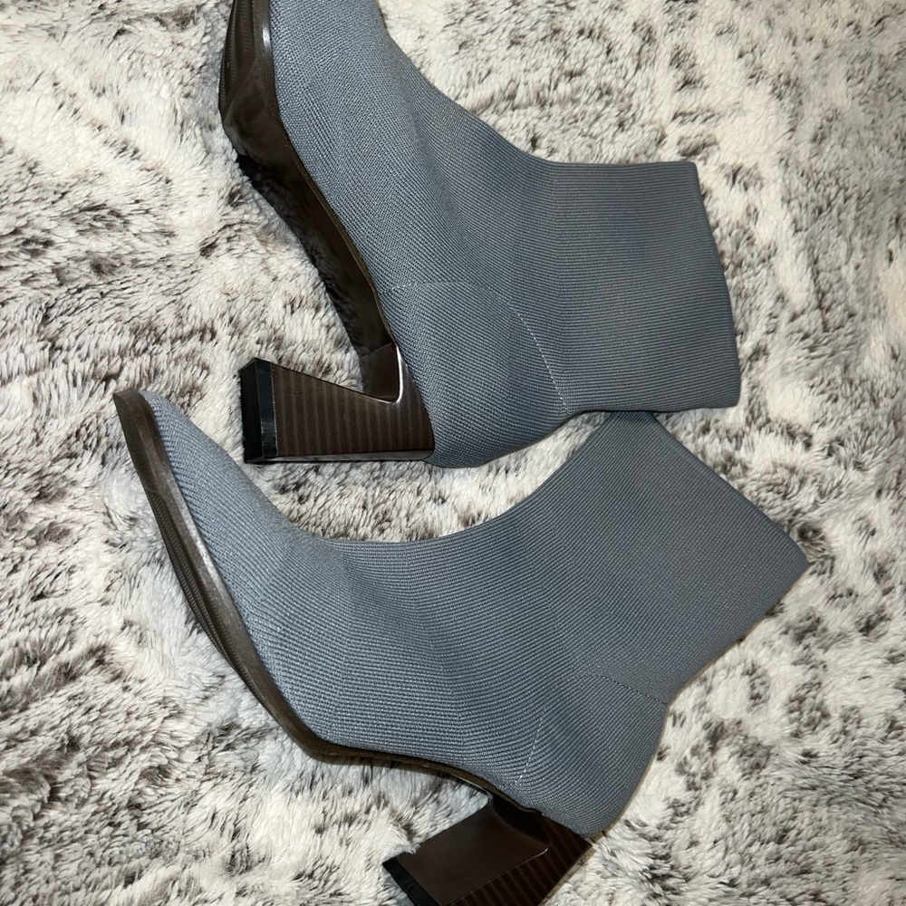 Grey Sock style booties 41